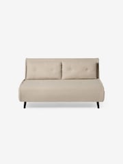 MADE.COM Mink Brown Natural Large Haru 2 Seater Sofa Bed - Image 6 of 7