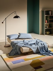 MADE.COM Mink Brown Natural Haru 2 Seater Sofa Bed - Image 2 of 7