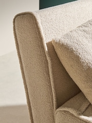 MADE.COM Mink Brown Natural Haru 2 Seater Sofa Bed - Image 3 of 7