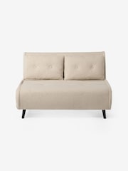 MADE.COM Mink Brown Natural Haru 2 Seater Sofa Bed - Image 5 of 7