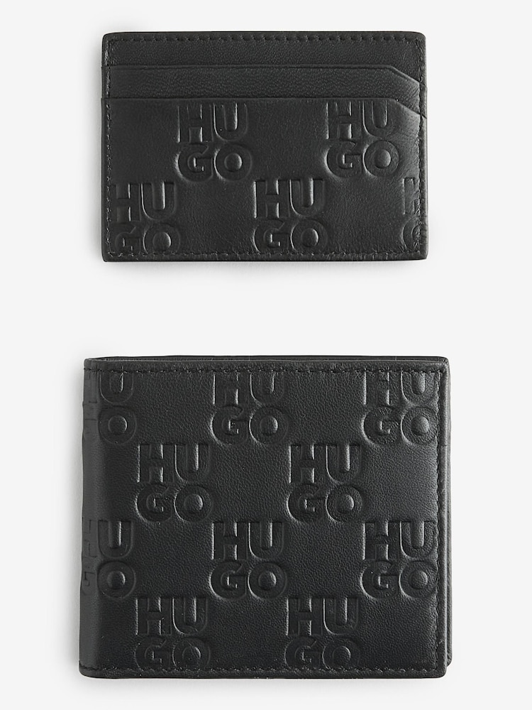 HUGO Stacked Logo Nappa Leather Gift Set - Bild 1 von 2