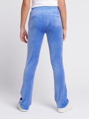 Sky Blue - Juicy Couture Girls Diamanté Bootcut Joggers - Изображение 3 из 7