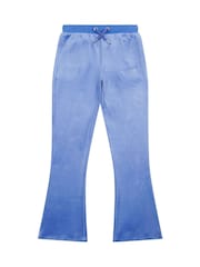 Sky Blue - Juicy Couture Girls Diamanté Bootcut Joggers - Изображение 5 из 7