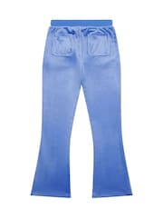 Sky Blue - Juicy Couture Girls Diamanté Bootcut Joggers - Изображение 6 из 7
