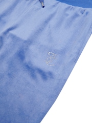 Sky Blue - Juicy Couture Girls Diamanté Bootcut Joggers - Изображение 7 из 7