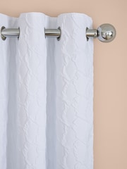 Textured Embossed Square Blackout/Thermal Eyelet Curtains - Изображение 1 из 7