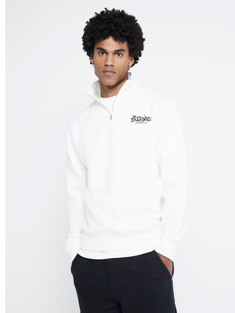River Island White Valence Angels Print Sweatshirt - Image 1 of 6