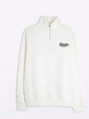River Island White Valence Angels Print Sweatshirt - Image 5 of 6