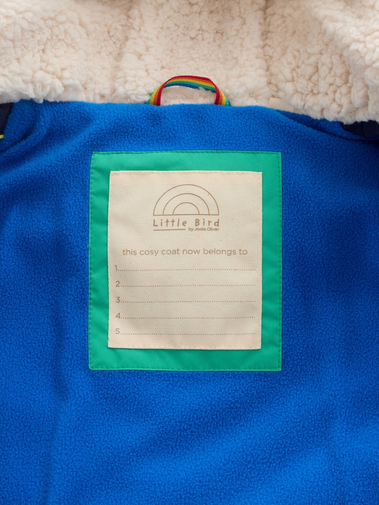 Little Bird by Jools Oliver Multi Bright Chevron Shower Resistant Padded Coat - Image 7 of 7