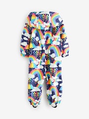 Little Bird by Jools Oliver Multi Rainbow Waterproof Puddlesuit - Image 2 of 3