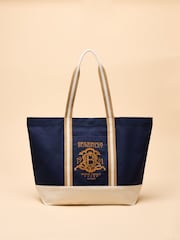 Joules Official Burghley Navy Tote Bag - Image 1 of 7