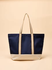 Joules Official Burghley Navy Tote Bag - Image 5 of 7