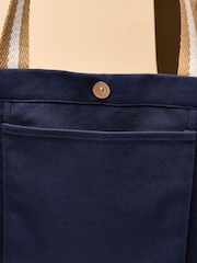 Joules Official Burghley Navy Tote Bag - Image 7 of 7