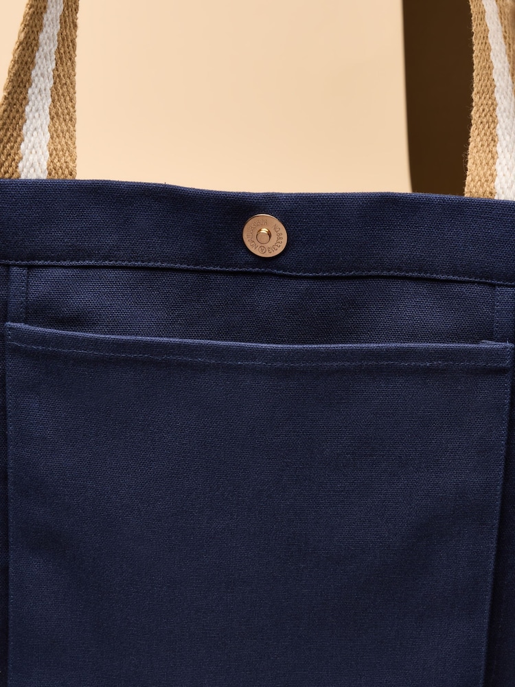 Joules Official Burghley Navy Tote Bag - Image 7 of 7