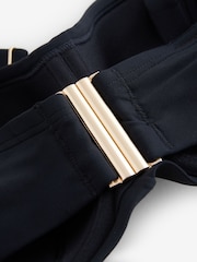 Black F-K Twist Bandeau Wired Bikini Top - Image 11 of 11