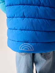 Little Bird by Jools Oliver Multi Bright Colourblock Shower Resistant Padded Coat - Image 12 of 14