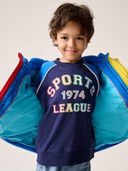 Little Bird by Jools Oliver Multi Bright Colourblock Shower Resistant Padded Coat - Image 3 of 14