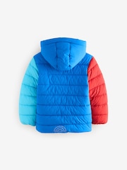Little Bird by Jools Oliver Multi Bright Colourblock Shower Resistant Padded Coat - Image 7 of 14