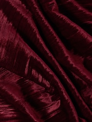 Roșu - Jigsaw Velvet Plisse Scarf - Imaginea 4 din 4