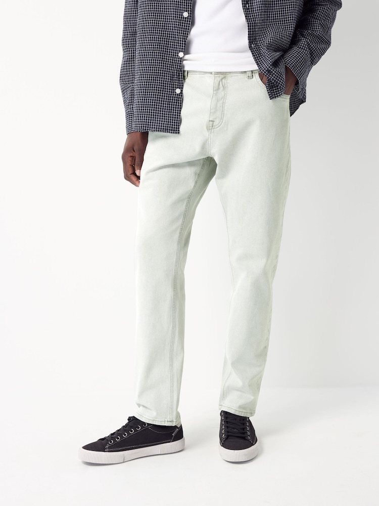 Grey Light Single Slim Fit Classic Stretch Jeans - Image 1 of 7