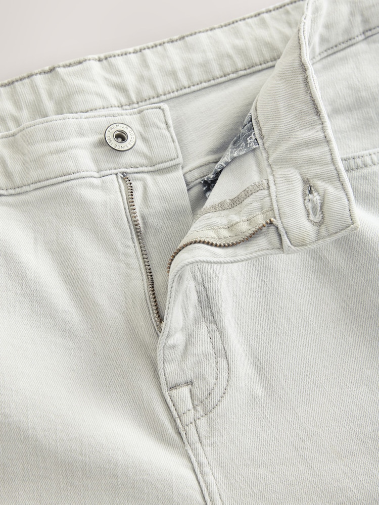 Grey Light Single Slim Fit Classic Stretch Jeans - Image 7 of 7