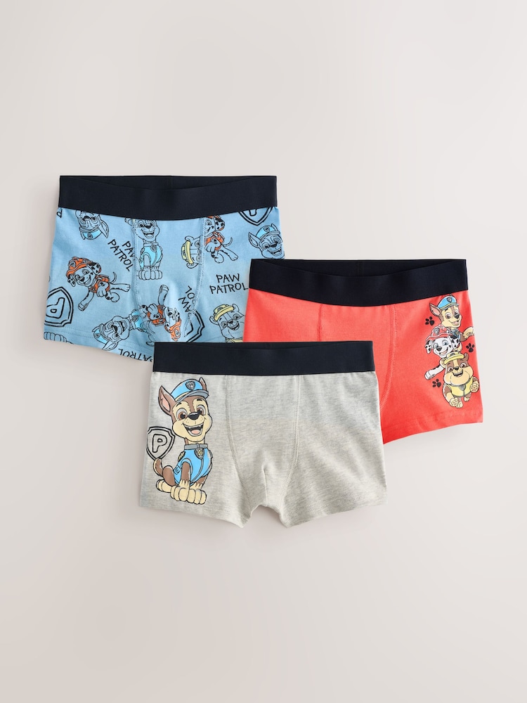 Red/Blue PAW Patrol Trunks 3 Pack (1.5-8yrs) - Image 1 of 7