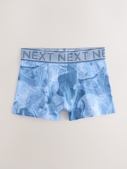 Blue Marble Print Boxers 5 Pack (2-16yrs) - Image 4 of 8