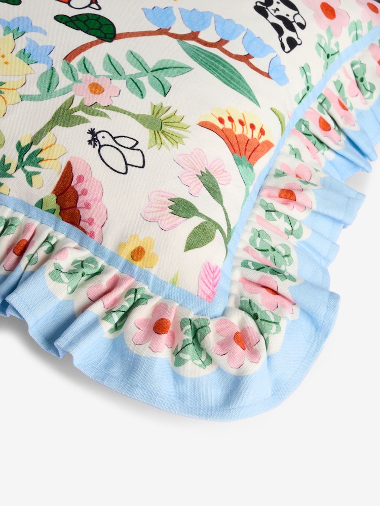 Cath Kidston Blue Miffy Ruffle Edge Cushion - Image 9 of 9