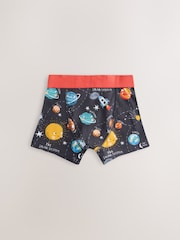 Blue Space Print Boxers Trunks 5 Pack (1.5-16yrs) - Image 2 of 9