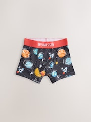 Blue Space Print Boxers Trunks 5 Pack (1.5-16yrs) - Image 5 of 9