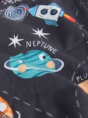 Blue Space Print Boxers Trunks 5 Pack (1.5-16yrs) - Image 8 of 9