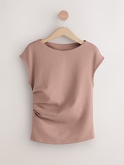 Stone Jersey Drape T-Shirt - Image 1 of 3