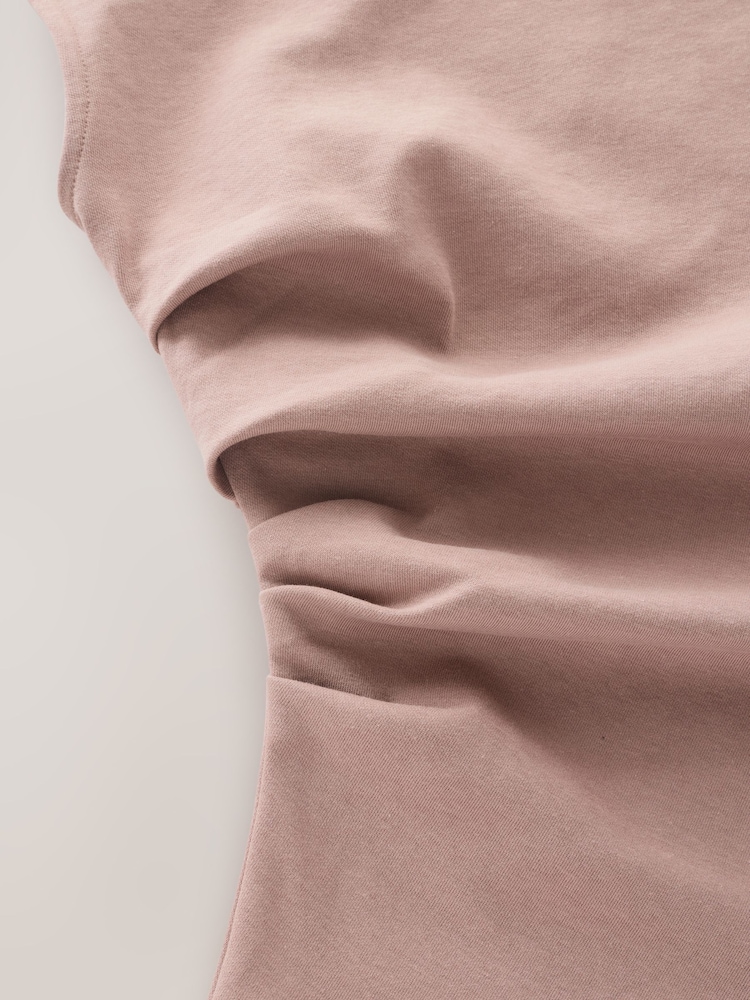 Stone Jersey Drape T-Shirt - Image 2 of 3