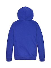 Tommy Hilfiger Blue Archive Fit Flag 100% Cotton Hoodie - Image 5 of 5