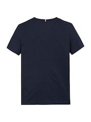 Tommy Hilfiger Blue Regular Fit 1985 100% Cotton T-Shirt - Image 5 of 5