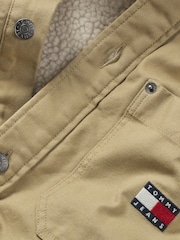 Tommy Jeans Brown Relaxed Canvas 100% Cotton Corduroy Overshirt - Image 7 of 7