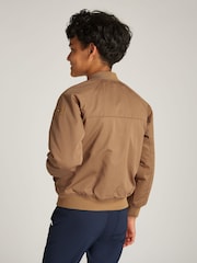 Tommy Hilfiger Brown Bomber Jacket - Image 2 of 5