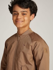 Tommy Hilfiger Brown Bomber Jacket - Image 3 of 5
