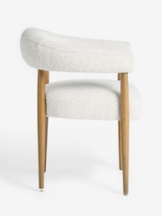 Set of 2 Light Natural Aire Dark Wood Leg Dining Chairs - Image 6 of 9