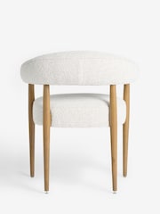Set of 2 Light Natural Aire Dark Wood Leg Dining Chairs - Image 7 of 9