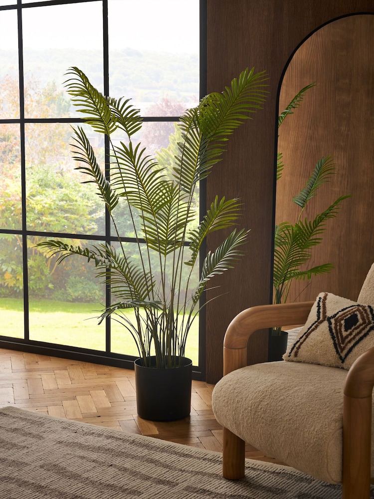 Green Artificial Large Palm Tree - Image 1 of 5
