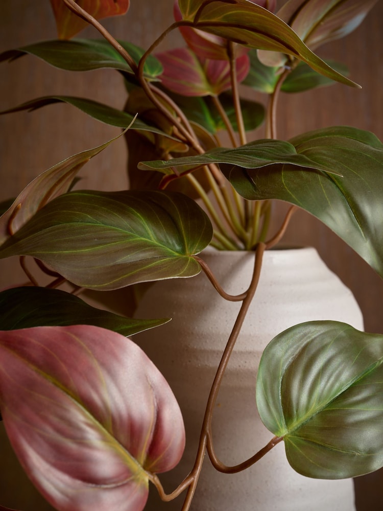 Artificial Trailing Plant In Ceramic Bobble Vase - Imagen 2 de 3