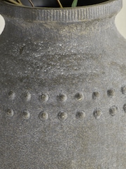 Grey Bobble Loxley Textured Large Ceramic Vase - Image 2 of 2