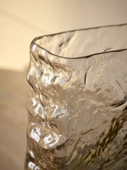 Grey Glass Textured Vase - Image 2 of 5