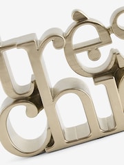 Gold Très Chic Slogan Word Block Ornament - Image 5 of 5