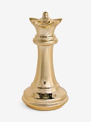 Gold Ceramic Chess Piece Ornament - Image 1 of 2