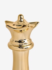 Gold Ceramic Chess Piece Ornament - Image 2 of 2