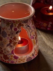 Set of 3 Autumnal Ditsy Print Tea Light Holders - Image 3 of 5