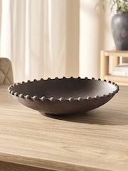 Grey Loxley Textured Decorative Ceramic Bobble Bowl - Image 2 of 5