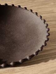 Grey Loxley Textured Decorative Ceramic Bobble Bowl - Image 4 of 5